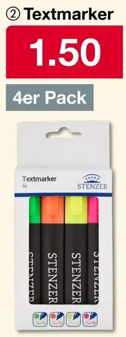 Woolworth STENZER Textmarker Angebot