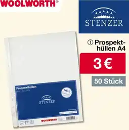 Woolworth STENZER Prospekthüllen A4 Angebot