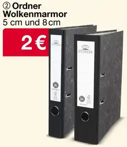 Woolworth STENZER Ordner Wolkenmarmor Angebot