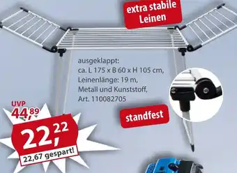 Sonderpreis Baumarkt Flügelwäscheständer Angebot