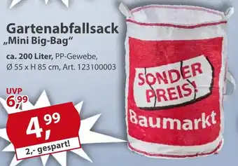 Sonderpreis Baumarkt Gartenabfallsack ,,Mini Big-Bag" Angebot