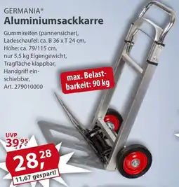 Sonderpreis Baumarkt GERMANIA Aluminiumsackkarre Angebot