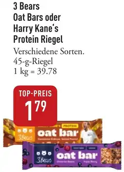 Galeria Markthalle 3 Bears Oat Bars oder Harry Kane's Protein Riegel Angebot