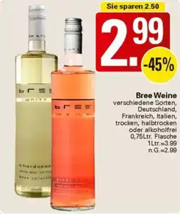 WEZ Bree Weine Angebot