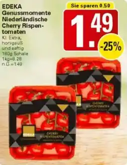 WEZ EDEKA Genussmomente Niederländische Cherry Rispentomaten Angebot