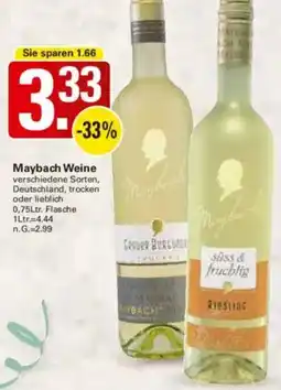 WEZ Maybach Weine Angebot