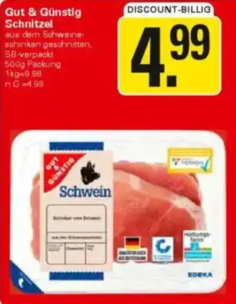 WEZ Gut & Günstig Schnitzel Angebot