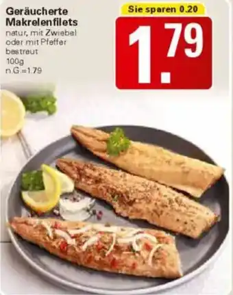WEZ Geräucherte Makrelenfilets Angebot