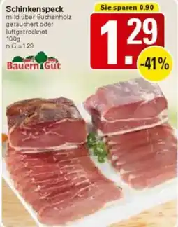 WEZ Bauern Gut Schinkenspeck Angebot
