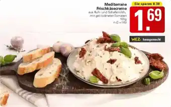 WEZ Mediterrane Frischkäsecreme Angebot