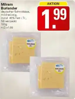 WEZ Milram Burlander Angebot