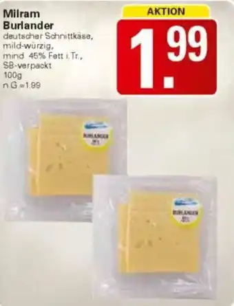 WEZ Milram Burlander Angebot