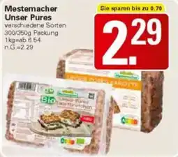 WEZ Mestemacher Unser Pures Angebot
