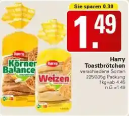 WEZ Harry Toastbrötchen Angebot