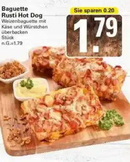 WEZ Baguette Rusti Hot Dog Angebot