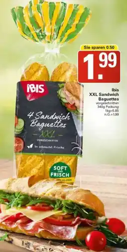 WEZ Ibis XXL Sandwich Baguettes Angebot