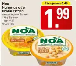 WEZ Noa Hummus oder Brotaufstrich Angebot
