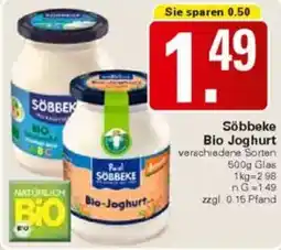 WEZ Söbbeke Bio Joghurt Angebot