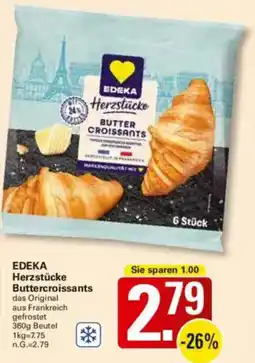 WEZ EDEKA Herzstücke Buttercroissants Angebot