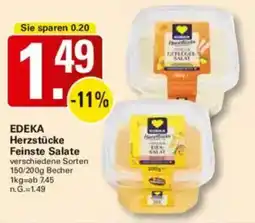 WEZ EDEKA Herzstücke Feinste Salate Angebot