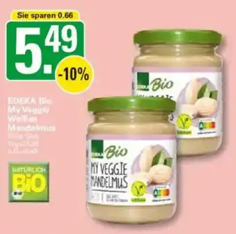 WEZ EDEKA Bio My Veggie Weißes Mandelmus Angebot