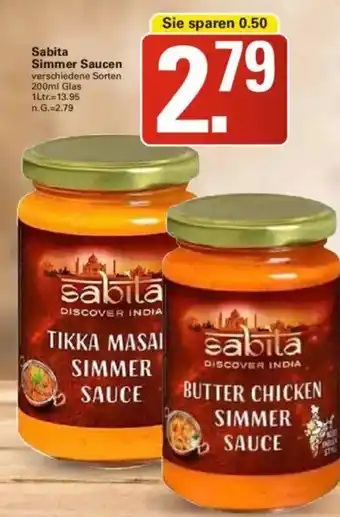 WEZ Sabita Simmer Saucen Angebot