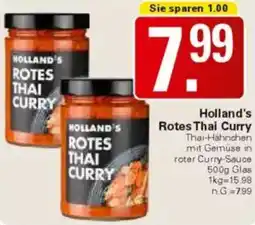 WEZ Holland's Rotes Thai Curry Angebot