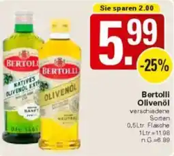 WEZ Bertolli Olivenöl Angebot
