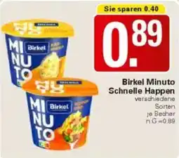 WEZ Birkel Minuto Schnelle Happen Angebot