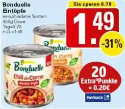 WEZ Bonduelle Eintöpfe Angebot