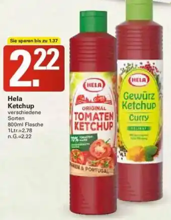 WEZ Hela Ketchup Angebot
