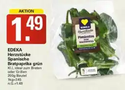 WEZ EDEKA Herzstücke Spanische Bratpaprika grün Angebot