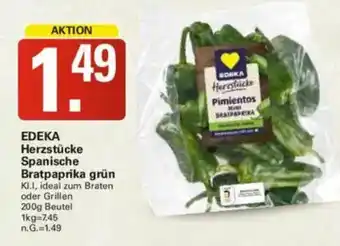 WEZ EDEKA Herzstücke Spanische Bratpaprika grün Angebot