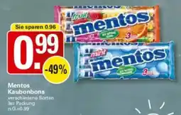 WEZ Mentos Kaubonbons Angebot