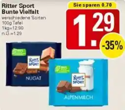 WEZ Ritter Sport Bunte Vielfalt Angebot