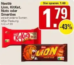 WEZ Nestlé Lion, KitKat, Nuts oder Smarties Angebot