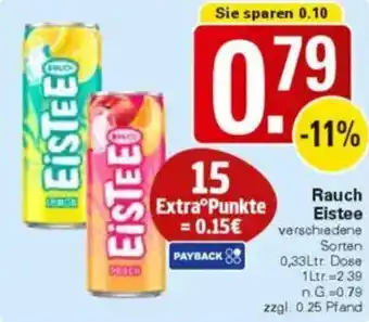 WEZ Rauch Eistee Angebot