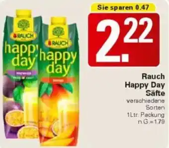 WEZ Rauch Happy Day Säfte Angebot