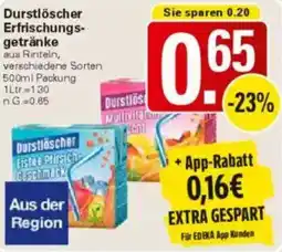 WEZ Durstlöscher Erfrischungsgetränke Angebot