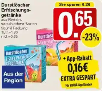 WEZ Durstlöscher Erfrischungsgetränke Angebot