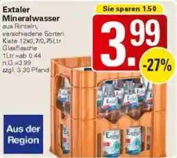 WEZ Extaler Mineralwasser Angebot