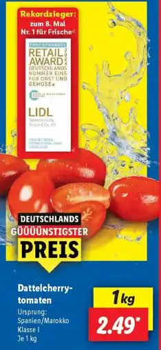 Lidl Dattelcherry- tomaten Angebot