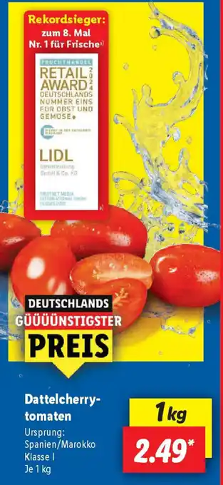 Lidl Dattelcherry- tomaten Angebot