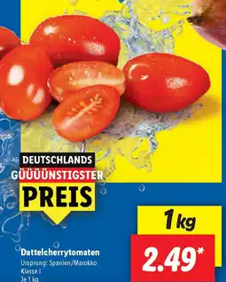 Lidl Dattelcherrytomaten Angebot