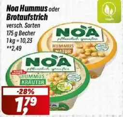 Simmel Noa Hummus oder Brotaufstrich Angebot
