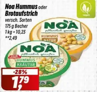 Simmel Noa Hummus oder Brotaufstrich Angebot