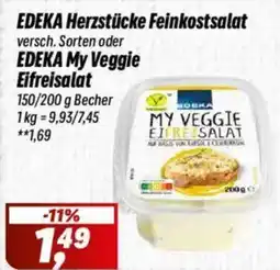 Simmel EDEKA Herzstücke Feinkostsalat oder EDEKA My Veggie Eifreisalat Angebot