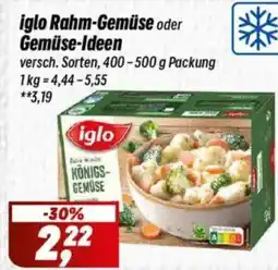 Simmel iglo Rahm-Gemüse oder Gemüse-Ideen Angebot