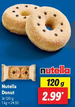 Lidl Nutella Donut Angebot
