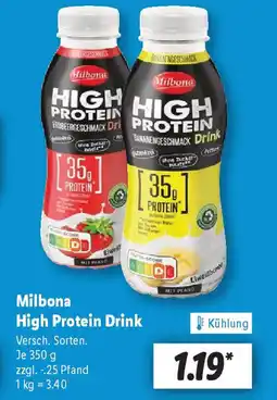 Lidl Milbona High Protein Drink Angebot